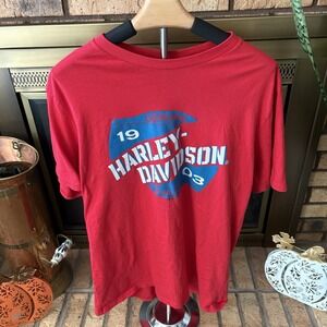 Harley Davidson Men's T-Shirt Made In USA Size Large